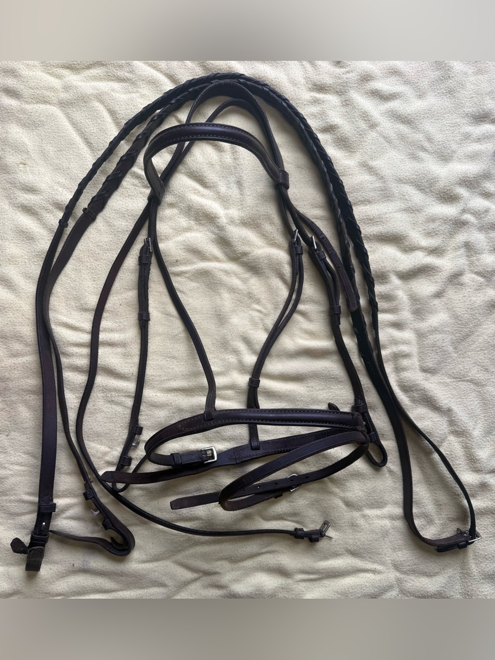 Full sized flash bridle and reins